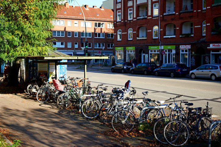 Fahrraddiebstahl nach Auftragsprinzip. Besonders Hollandräder aus Eimsbüttel waren gefragt. Foto: Christoph Höhmann