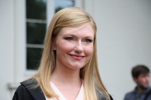 Die Schauspielerin Johanna Christine Gehlen zog die Blicke auf sich. Foto: Robin Eberhardt