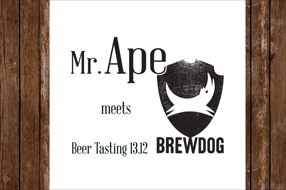 Mr Ape Beer Tasting