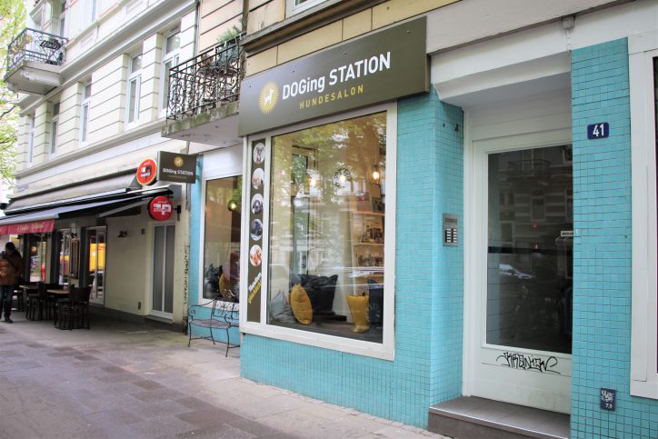 Die "Doging Station" befindet sich in der Lappenbergsallee 41. Foto: Alicia Wischhusen
