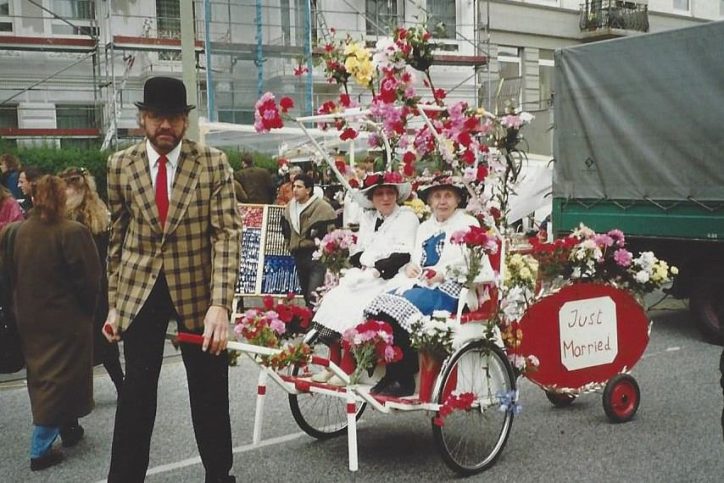 Das Osterstraßenfest damals Privatarchiv: Wiltrud Rosenkranz