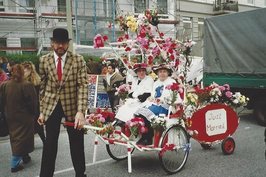 Das Osterstraßenfest damals Privatarchiv: Wiltrud Rosenkranz