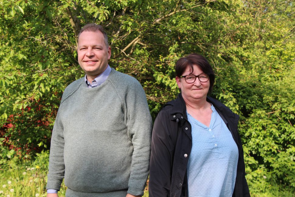 Rüdiger Kuhn, CDU und Manuela Pagels, Die Linke. Foto: Catharina Rudschies