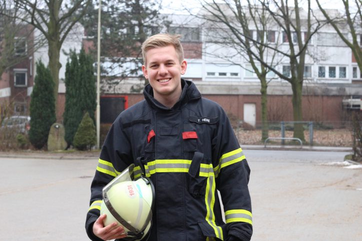 Nachdem Timo Heine Jelles Anzeige sah, wollte er sofort helfen. Foto: Freiwillige Feuerwehr Stellingen