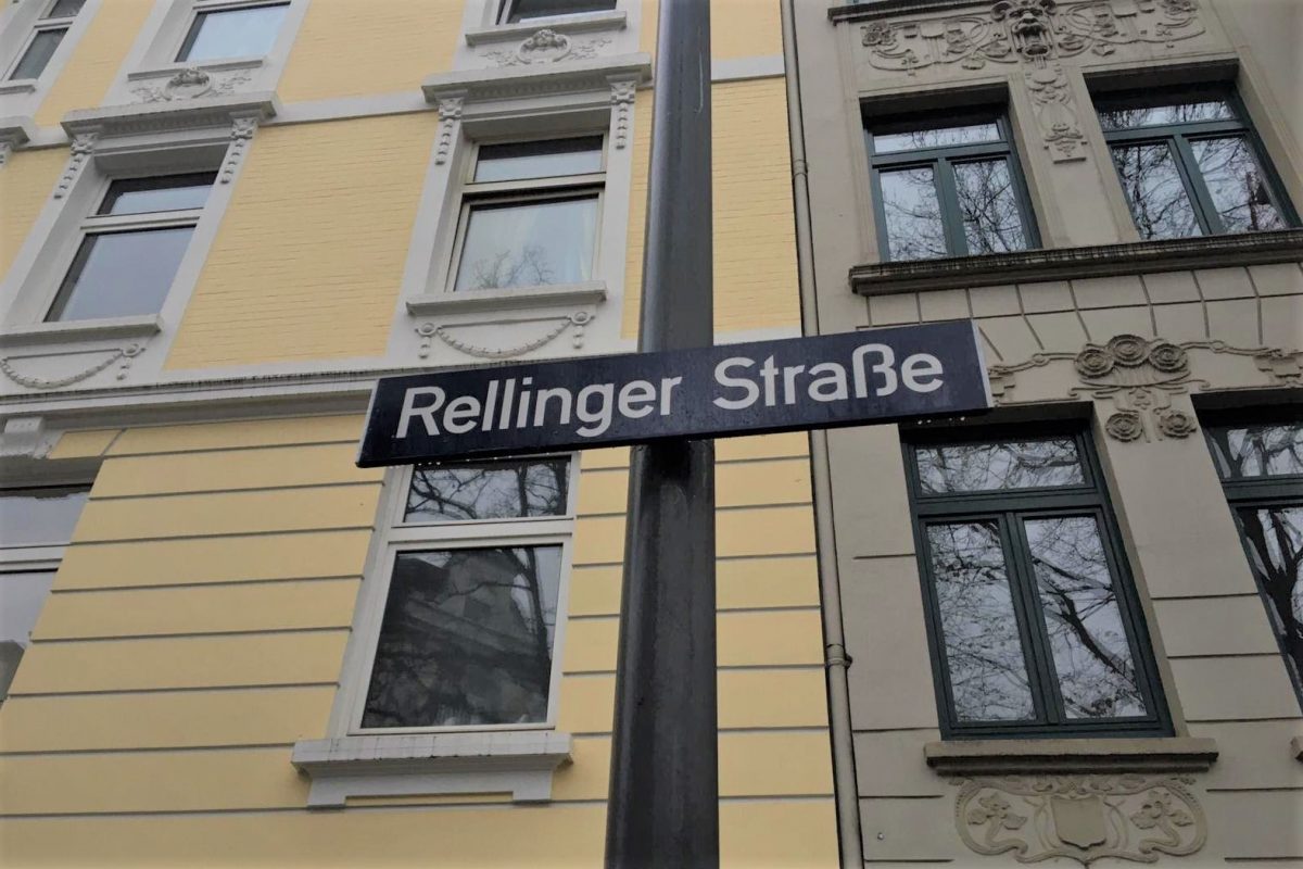 Die Rellinger Straße in Eimsbüttel.