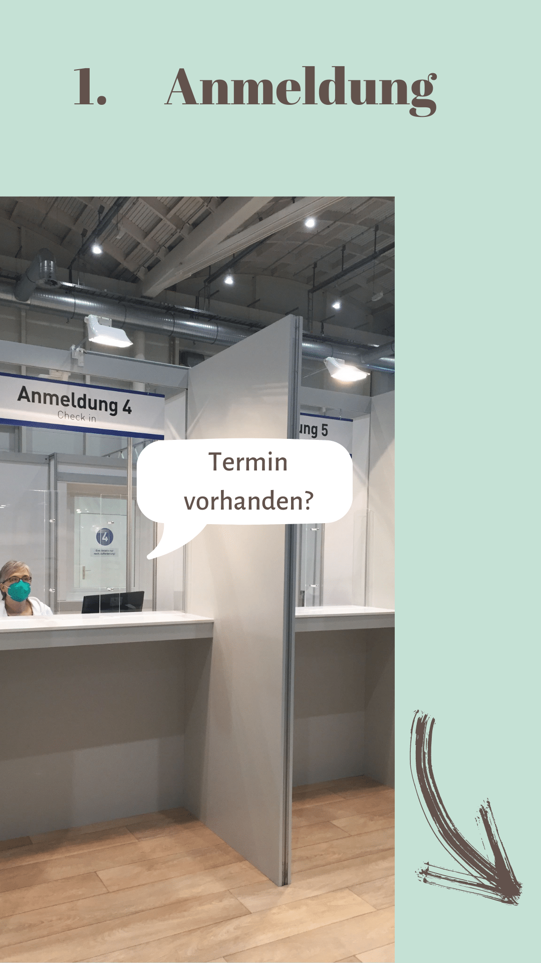 Wie läuft die Impfung in den Messehallen ab ...