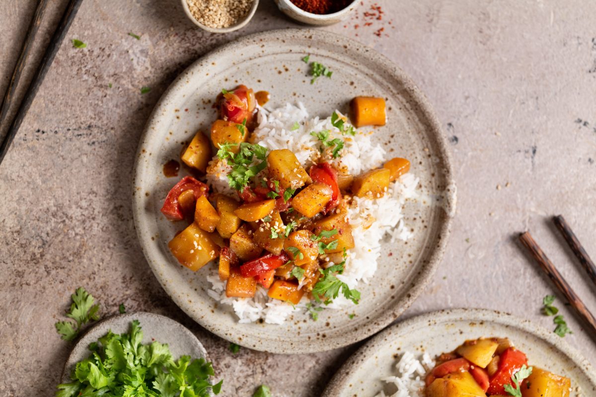 Kartoffel-Curry von Zora Klipp aus der Weidenkantine. Foto: Lena Pfetzer