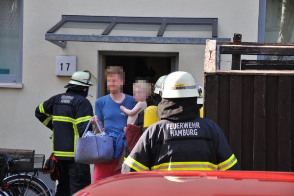 Evakuierung Stellingen Wieckstraße Feuerwehr