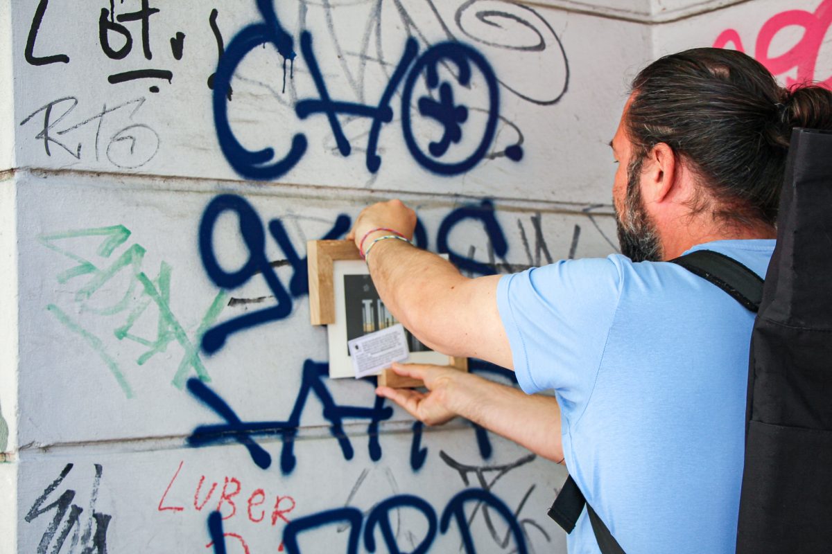 Framespotting: Streetart, die nicht lange auf der Straße bleibt. Foto: Alana Tongers