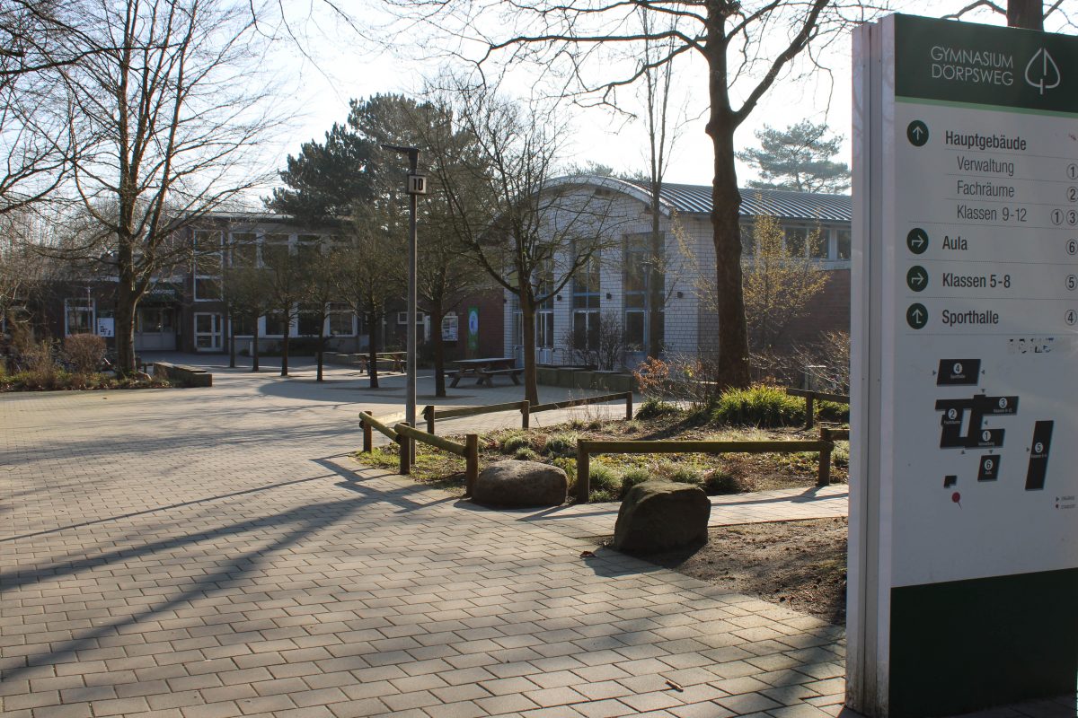 Das Gymnasium Dörpsweg in Eidelstedt hat einen starken Zuwachs an Anmeldungen. Foto: Sandra Kunkel