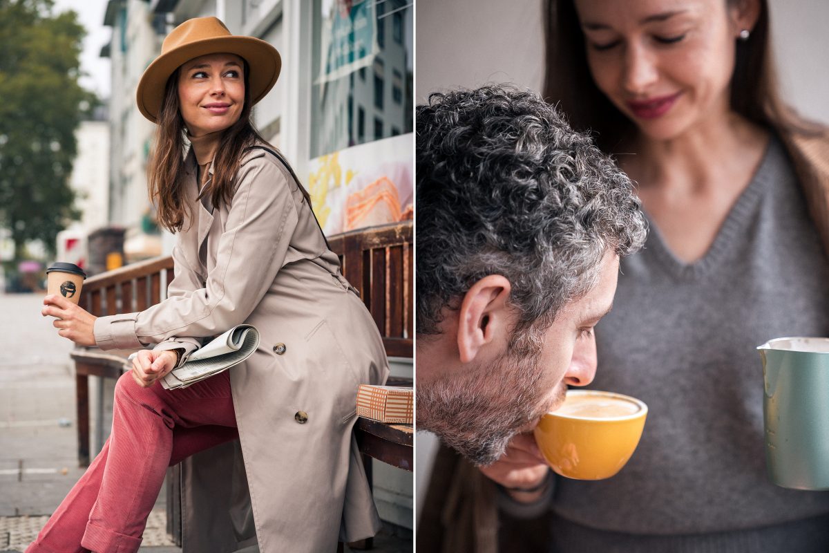 Inna und Slava Zamikhovskas eröffnen bald ein Café im Eppendorfer Weg. Foto: Black Hat Coffee