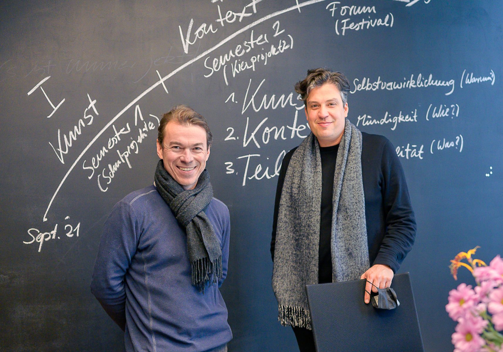 Boris Matchin und Amadeus Templeton in der Tonali Akademie. Foto: Rainer Wiemers