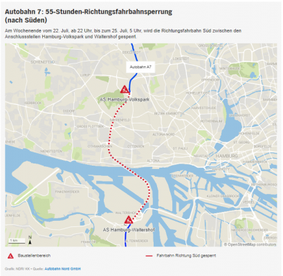 Sperrung A7 Bei Hamburg
