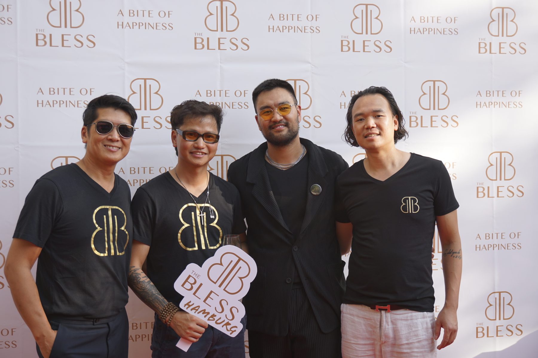 Die Geschäftsführer von "Bless" Hong-Phuc Nguyen, Van Tuyen Pham, Xuan-Vy Ninh und Tuan Anh Bui (v.l.). Foto: Julia Haas