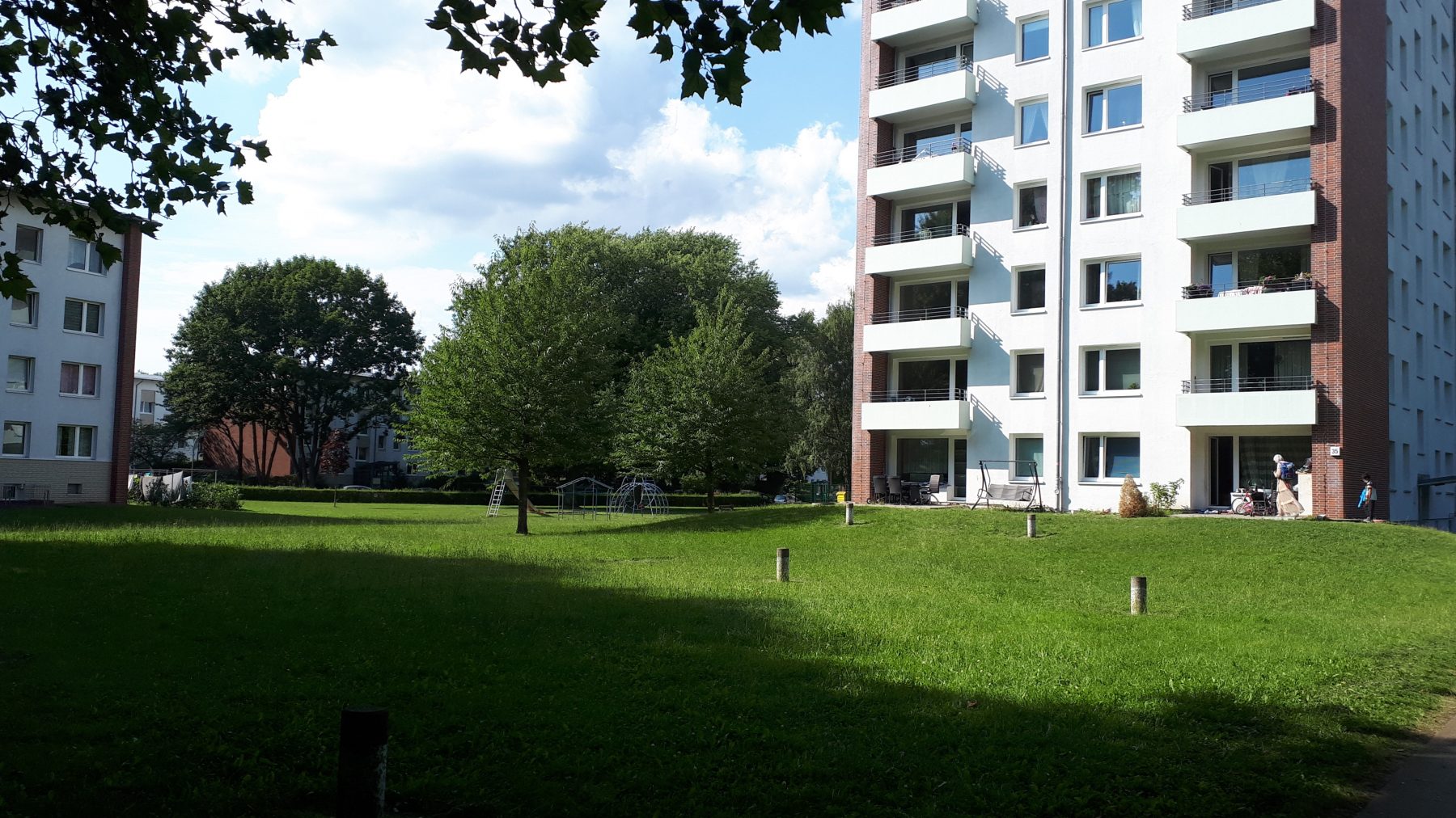 Im Eisenbahnerviertel in Eidelstedt besitzt "Vonovia" mehrere Mietwohnungen. 