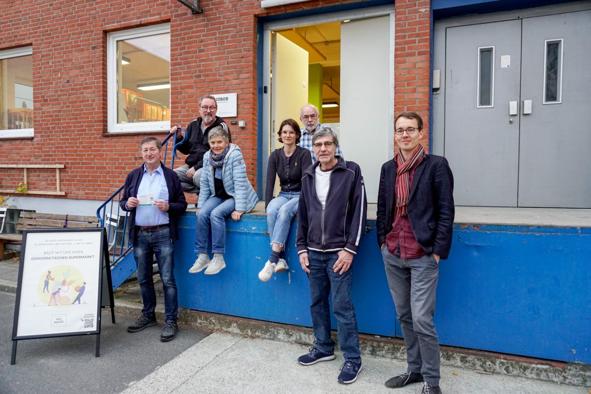 Der Traum vom eigenen Supermarkt rückt näher: Aktuell betreibt der "WirMarkt" eine "Click & Collect"-Aktion an der Grenze zwischen Altona-Nord und Eimsbüttel. Foto: Julia Haas