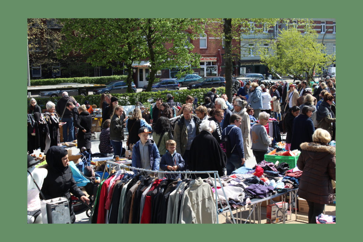 Eimsbüttler-Anwohnerflohmark auf dem Else-Rauch-Platz