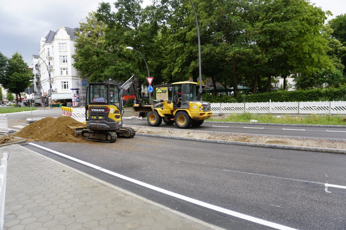 Methfesselstraße, Baustelle