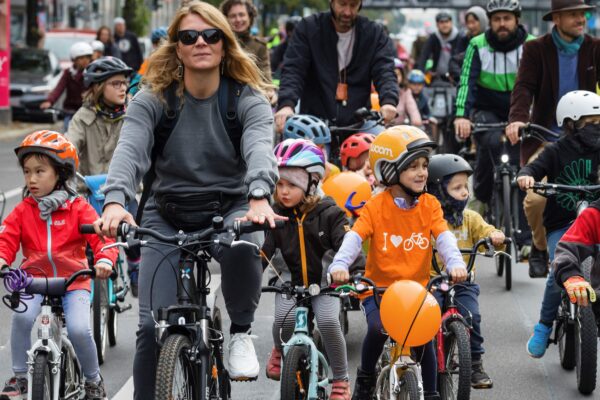 Die Kidical-Mass-Aktionstage finden weltweit statt. Foto: ADFC / Deckbar