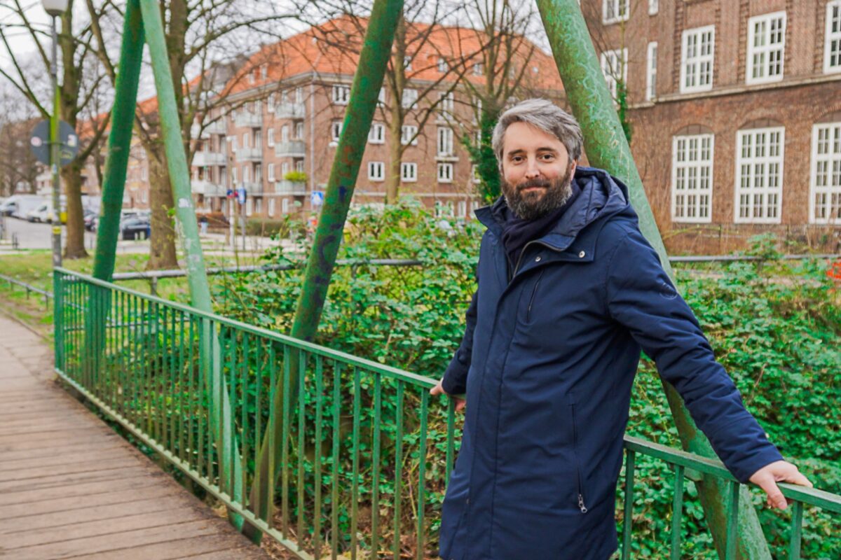 Immobilienmakler Benjamin Bestgen lebt in der Bismarckstraße. Foto: Eimsbütteler Nachrichten