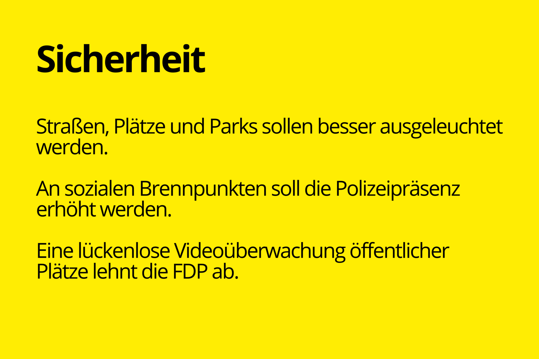 Wahlprogramm der FDP für die Bezirkswahl 2024.