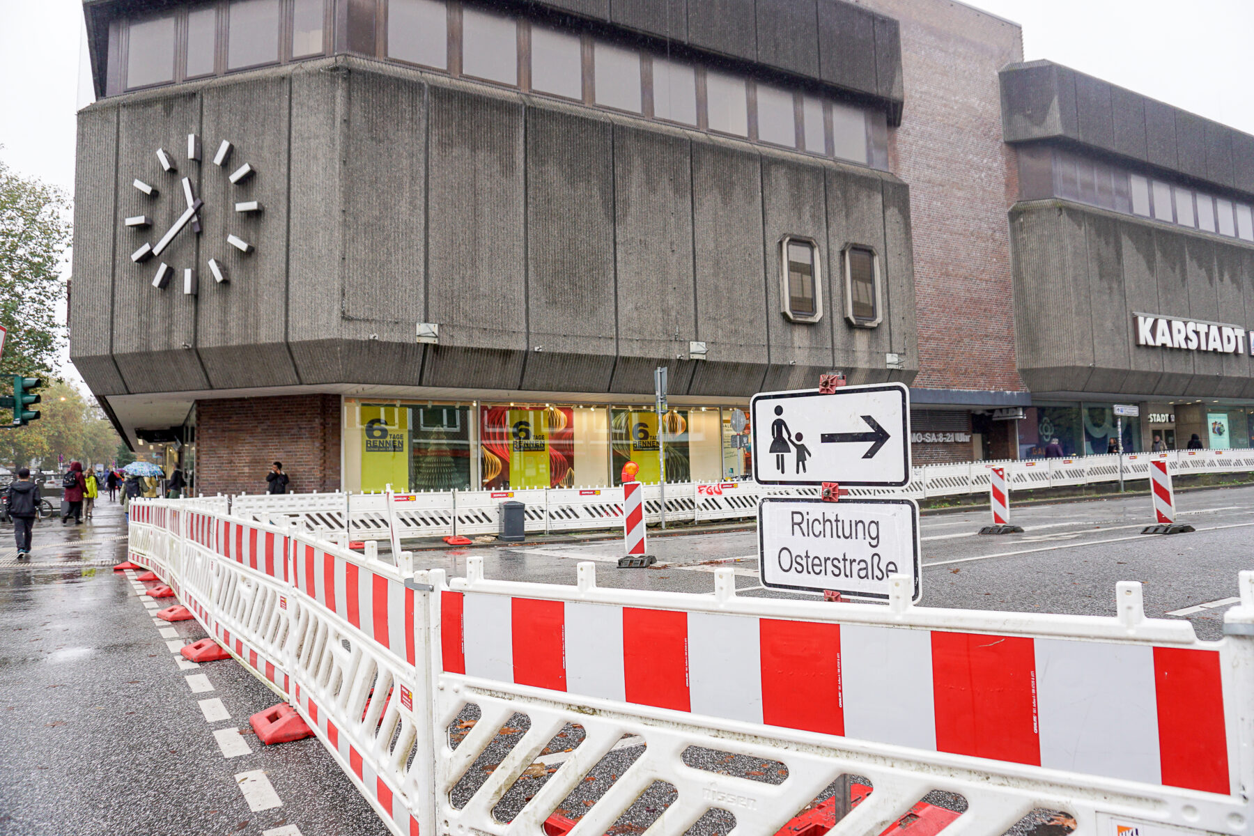 Die Hamburger Energiewerke bauen eine Fernwärmeleitung durch Eimsbüttel. Foto: Benedikt Hojenski