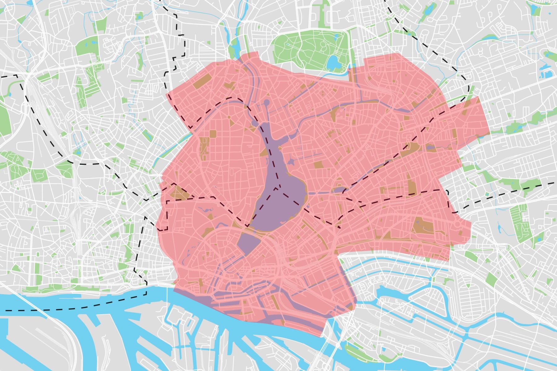 Autonome Personenbeförderung kommt nach Eimsbüttel. Das Hamburgweite Testgebiet führt unter anderem durch Harvestehude, Rotherbaum und den Schlump.