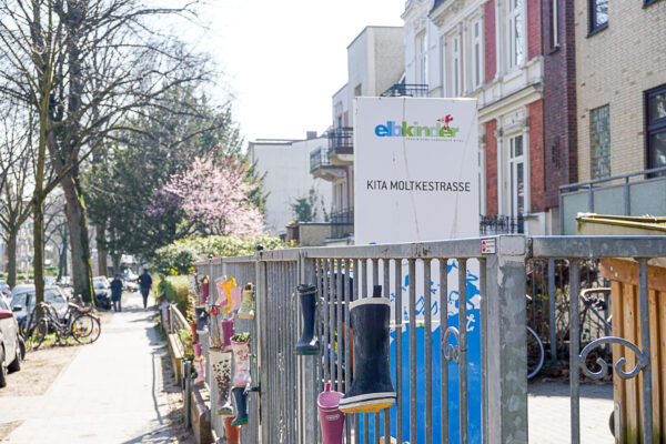 Die Kita Moltkestraße soll mit der Kita Wrangelstraße zusammengelegt werden. Foto: Ella Schinkel