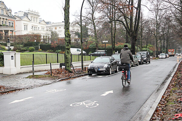 Die Fahrradstraße Veloroute 4 soll ausgebaut werden. Archivfoto: Eimsbütteler Nachrichten.