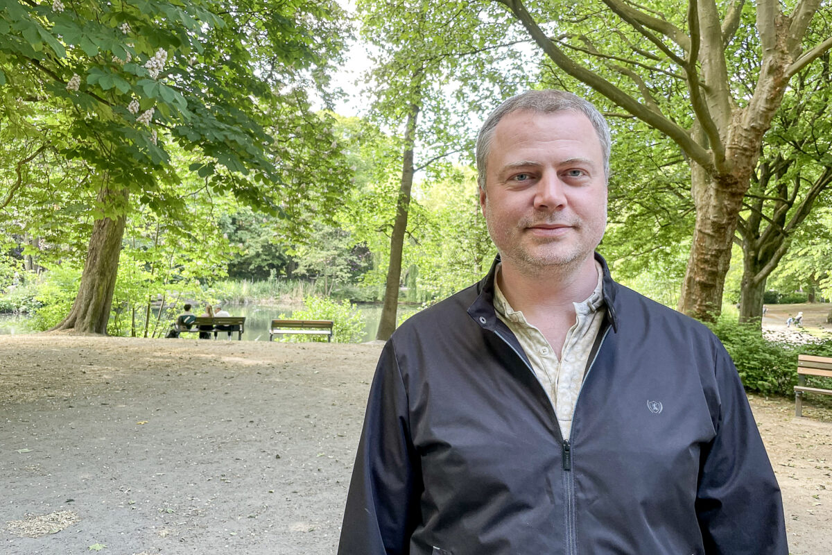 Der Eimsbütteler Stefan Martens ist Schülerpate. Foto: Julia Haas