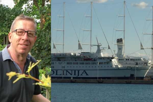 Rüdiger Pohlmann arbeitete 1989 auf einem Geflüchtetenschiff. Bei der Geschichtswerkstatt erzählt er von seiner Erfahrung. Fotos: Rüdiger Pohlmann