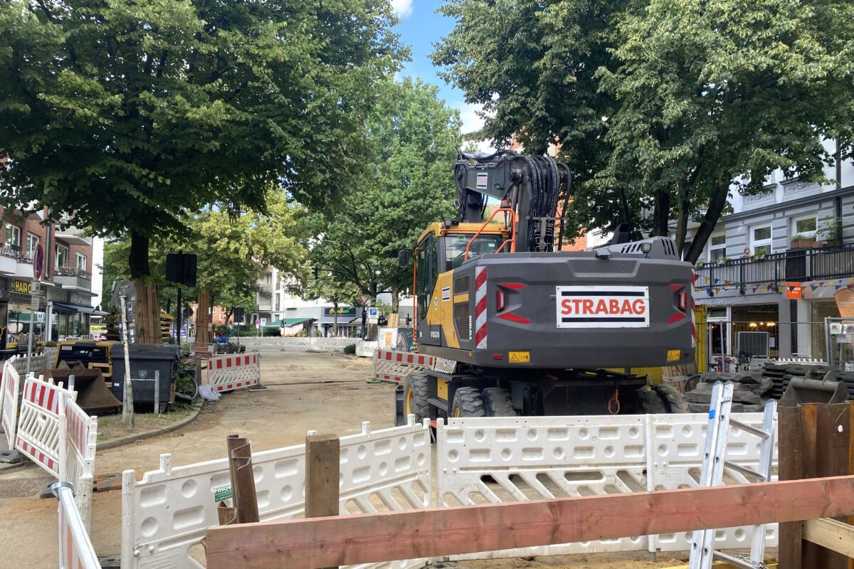 Im Hellkamp kam es zu einem Rohrbruch. Das Rohr war 114 Jahre alt. Foto: Alexis Milne