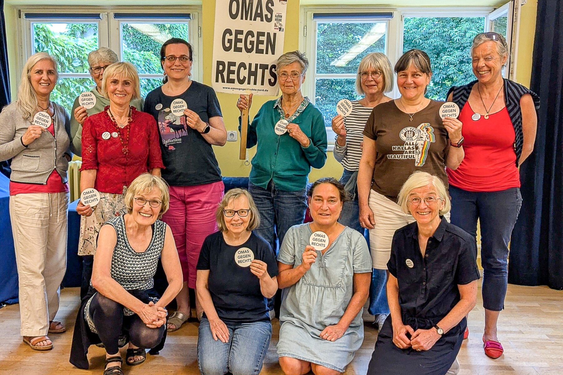 Die Omas gegen Rechts Eimsbüttel veranstalten eine Diskussionsrunde über die Demokratie und Volksentscheide. Symbolbild: Omas gegen Rechts