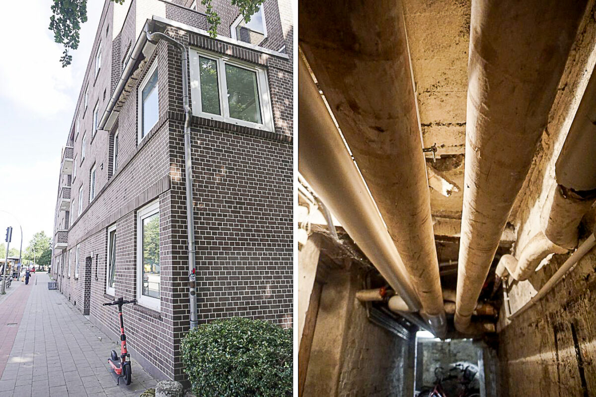 In einem Wohnkomplex in der Kieler Straße gibt es verschiedene Mängel. Fotos: Teresa Runge