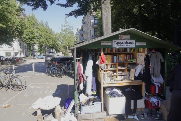 Das Tauschhaus am Stellinger Weg wird geschlossen. Foto: Alexis Milne