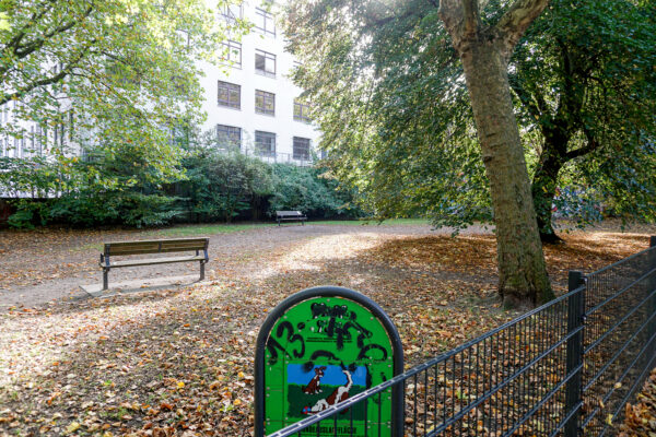 Die Hundeauslaufwiese Eduardstraße wird saniert werden. Foto: Aaron Müller