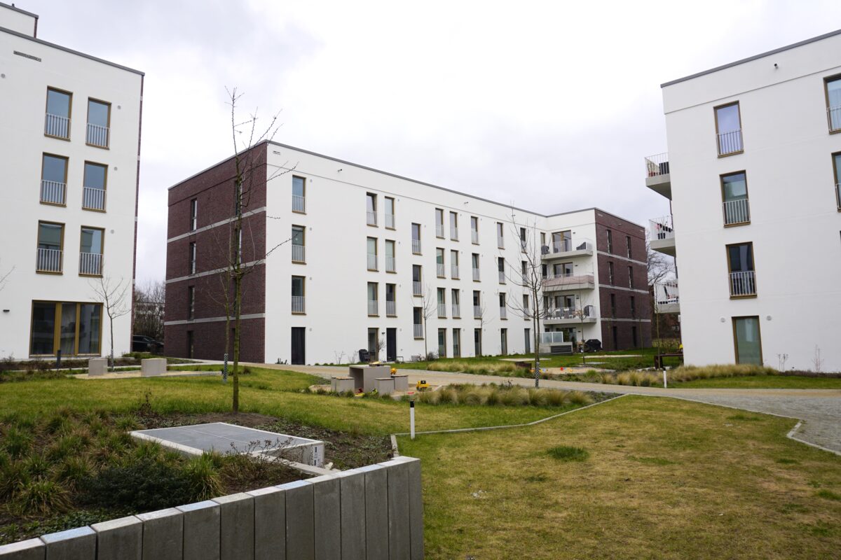 Das Stadtbild verändert sich – auch durch den Ausbau der Neuen Mitte Stellingen. Symbolbild: Frieda Stadtlander