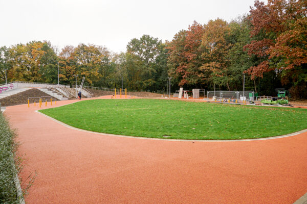 Der Sportpark Steinwiesenweg hat im Oktober eröffnet. Foto: Aaron Müller