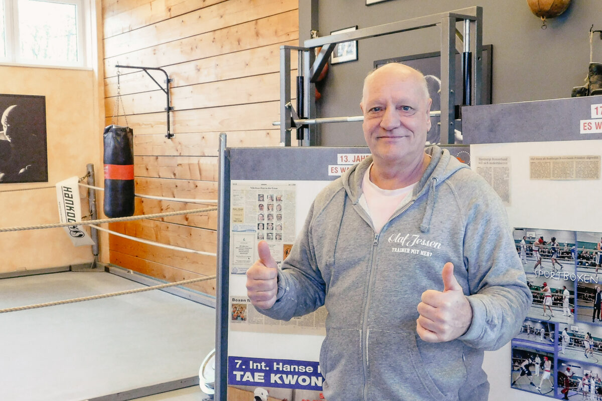 Olaf Jessen gibt sein Sportcenter in Stellingen auf – seine Boxschool führt er jedoch weiter. Foto: Julia Haas