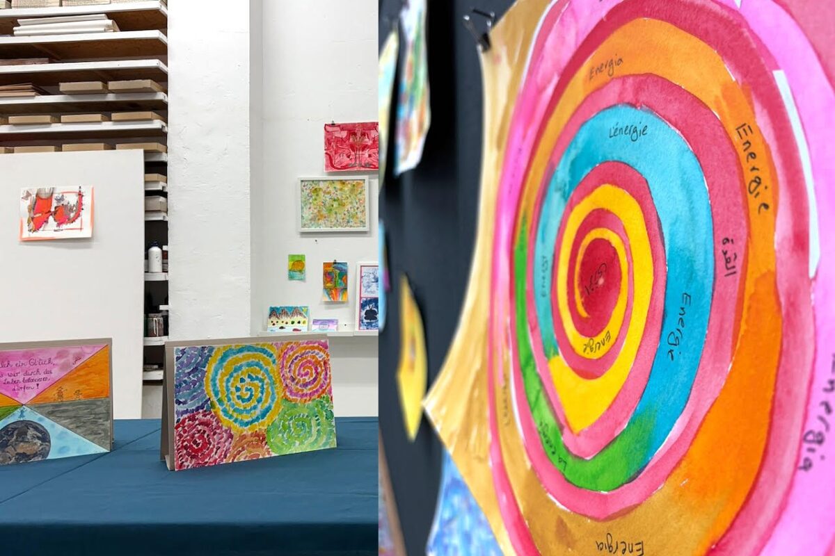 Ein Mal-Projekt hat seine Teilnehmenden zu neuer Kreativität geführt. Jetzt sind die entstandenen Werke zu sehen. Foto: Ulrike Willenbrink