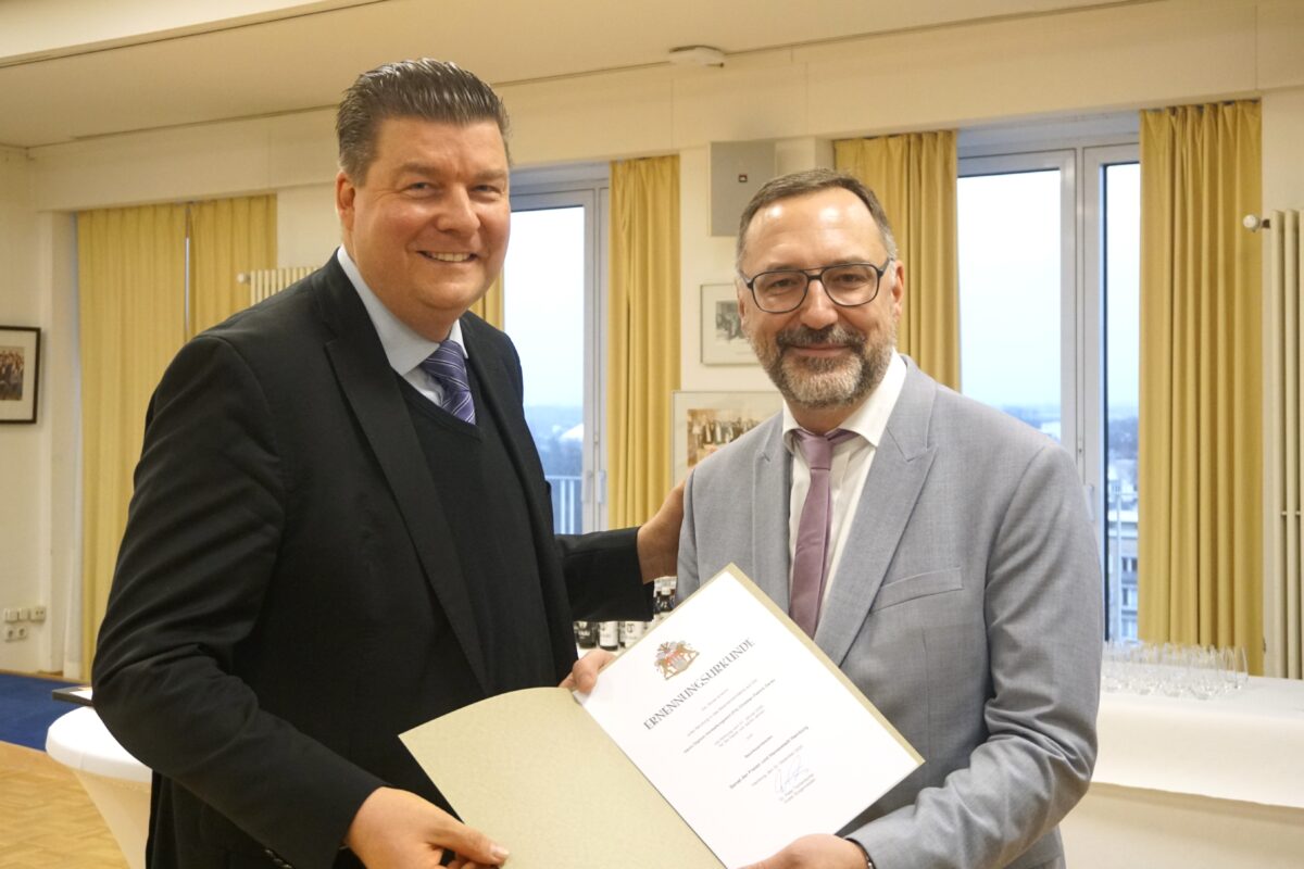 Christian Zierau ist nun neuer Bezirksamtsleiter Eimsbüttel. Foto: Ella Schinkel