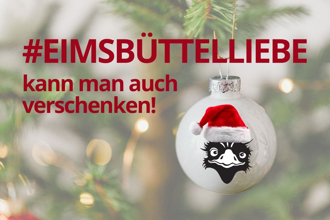 Dieses Weihnachten liegt #Eimsbüttelliebe in der Luft.