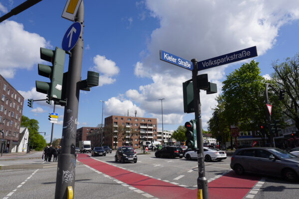 Die Kieler Straße ist eine der gefährlichsten Straßen Deutschlands. Foto: Frieda Stadtlander