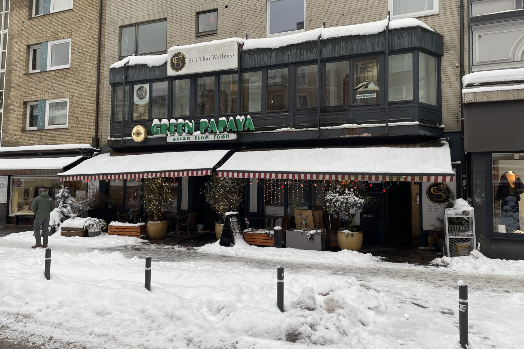 Gegen Mittag an der Osterstraße ereignete sich der Raubüberfall. Schon am nächsten Tag geht es mit regem Gastrobetrieb weiter.