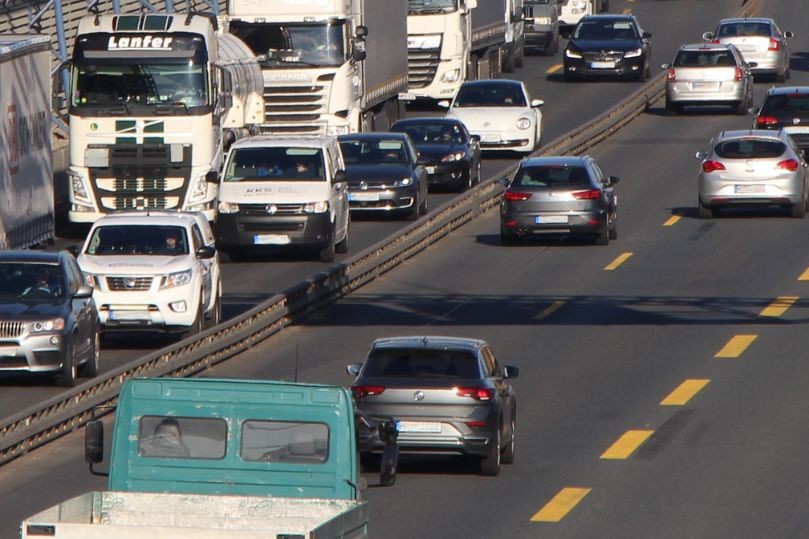 Sperrung auf der A7: Für 55 Stunden geht dort am Wochenende nichts mehr.