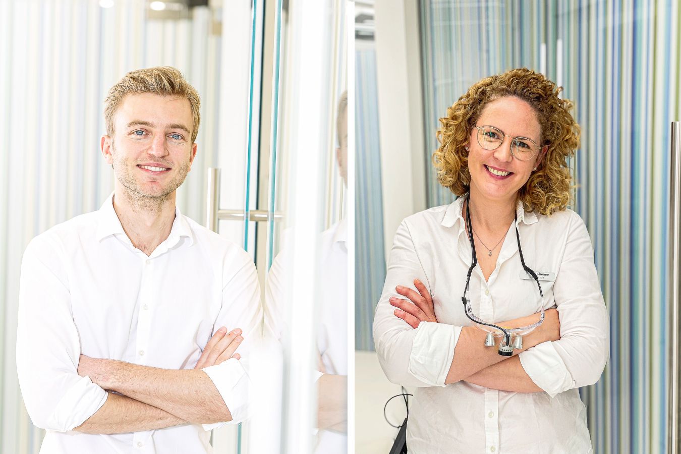 Dr. Tore Thomsen und Julia Hofmann. Foto: Dental Protection – Dr. Thomsen