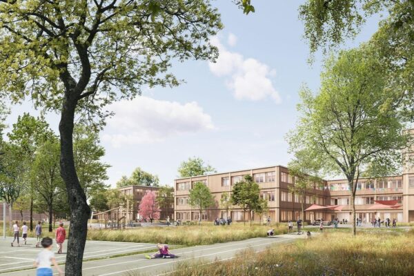 Viel grün und Platz zum Sport machen: So soll der Schulcampus in Schnelsen aussehen.