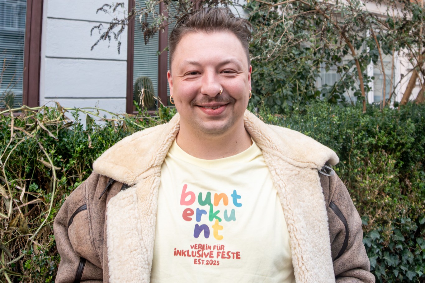 Andi Ebel organisiert ein inklusives Straßenfest für die ganze Familie. Foto: Alexis Milne