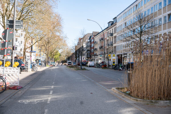 In der Osterstraße ist durch die Baustelle deutlich weniger los als früher, sagt eine Gewerbetreibende. Foto: Ella Schinkel