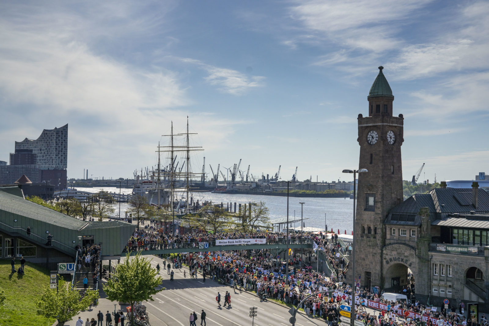 In diesem Jahr startet der 40. Hamburg-Marathon. In Eimsbüttel kommt es daher zu einigen Straßensperrungen. Foto: MHV